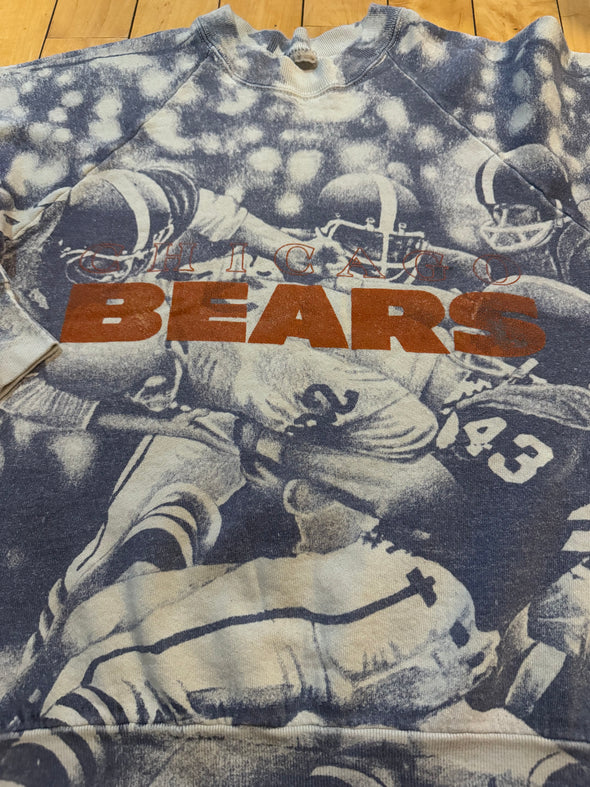 Vintage 90's Chicago Bears all over printe crewneck