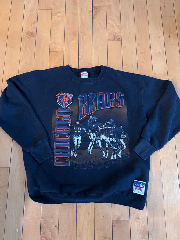 Vintage 90's Chicago Bears Nutmeg Crewneck [Sz. XL]