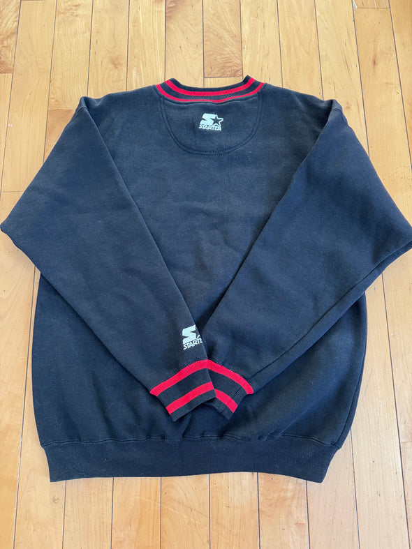 Vintage Chicago Bulls 90's black Starter crewneck [SZ. M]