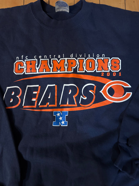 Vintage Chicago Bears 2001 NFC Central Division Champions Sweater [Sz. L]