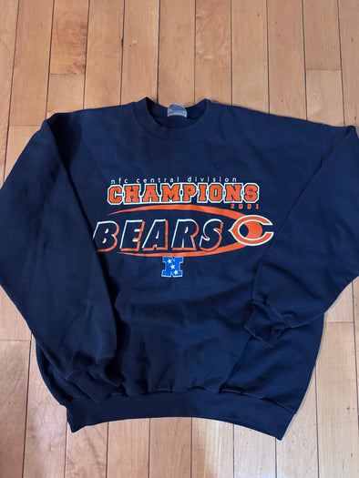 Vintage Chicago Bears 2001 NFC Central Division Champions Sweater [Sz. L]